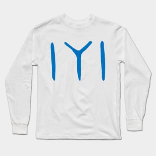 Blue Kayi Tribe Flag Symbol from Dirilis/Resurrection Ertugrul Long Sleeve T-Shirt